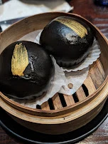 Steamed Black Golden Custard Bao